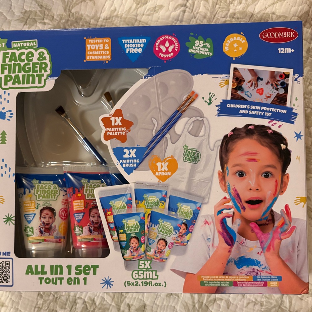 Kids Face & Body Paint Set - Vibrant Colors